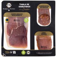 Tabla de embutidos TORRE DE NUÑEZ, bandeja 150 g