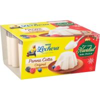 Panna cotta natural LA LECHERA, pack 4x100 g