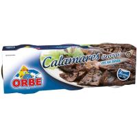 Calamares en tinta ORBE pack 3x78 g