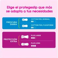 Protegeslip normal plegada cotton feel CAREFREE, caja 20 uds