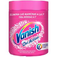 Quitamanchas en polvo VANISH ACTIVE OXI PINK, bote 480 g