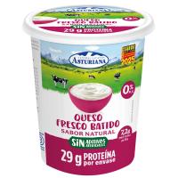 Queso fresco batido 0% ASTURIANA, tarrina 400 g