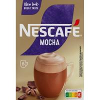Café mocha NESCAFÉ Gold, caja 8 sobres