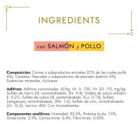 Alimento de salmón-pollo FRISKIES GOURMET GOLD, lata 85 g