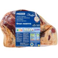 Jamón serrano g. reserva EROSKI MAESTRO, al corte, compra mínima 100 g