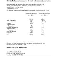 Néctar de melocotón sin azúcar DISFRUTA, pack 3x20 cl