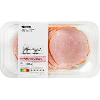 Magro de cerdo adobado fileteado EROSKI, bandeja 300 g