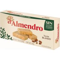 Turrón blando sin azúcar EL ALMENDRO, caja 200 g