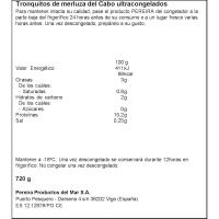 Tronquito de merluza PEREIRA, bolsa 720 g