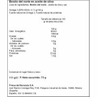 Bonito del norte en aceite de oliva RIBEIRA, lata 111 g
